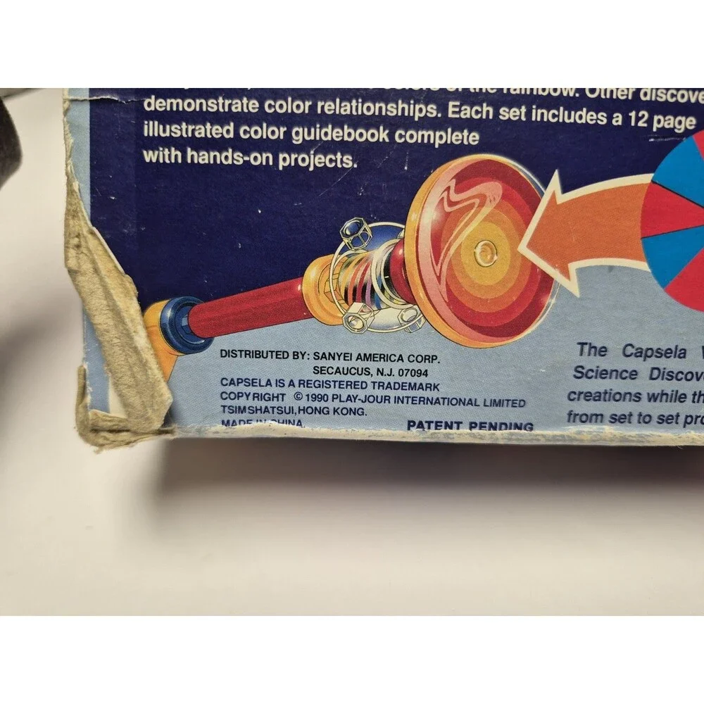 Vintage Capsela Color Whizz PLAY-JOUR 1990s In Box Complete with Instructions.